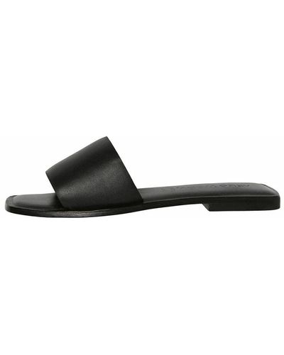 Vero Moda Vmsia Leather Sandal - Black