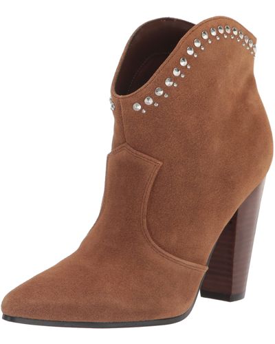 Nine West Sera Ankle Boot - Brown