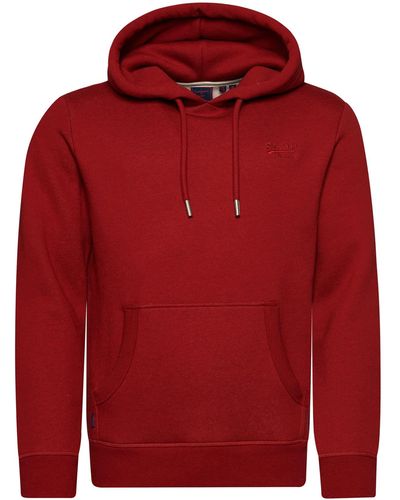 Superdry Sudadera Con Capucha Hooded Sweatshirt - Red
