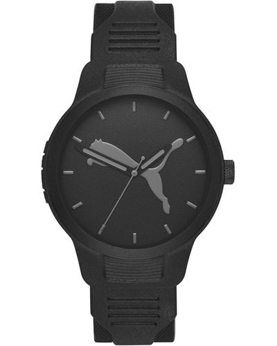 PUMA Contour Polyurethane Watch - Black