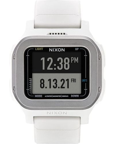 Nixon Digital Quarz Uhr mit Silikon Armband A1324-145-00 - Mehrfarbig