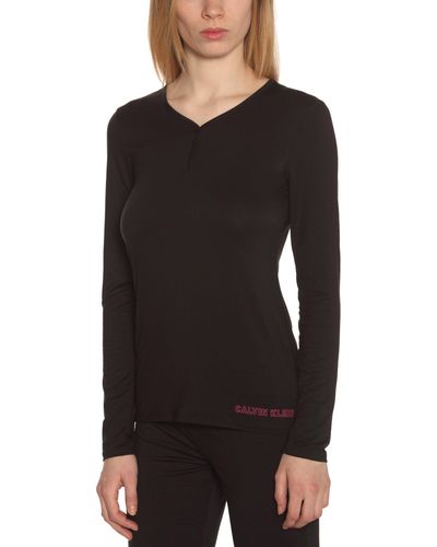 Calvin Klein Onderwear Slaapshirt S2524e - Zwart
