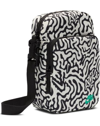 Nike Nk Hritg Crssbdy Fn0884-010 Misc Bum Bag Black/coconut Milk/stadium Green