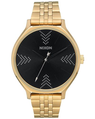 Nixon Armbanduhr Clique Gold/ Black / Silver - Mehrfarbig