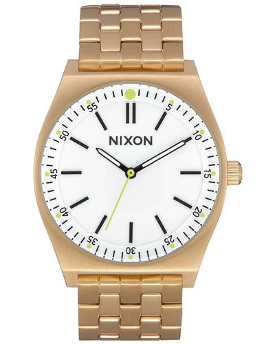 Nixon Analog Quarz Uhr mit Edelstahl Armband A1186-504-00 - Mehrfarbig