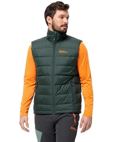 Jack Wolfskin Ather Down Vest M Down Vest - Green