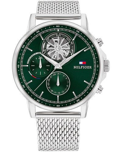 Tommy Hilfiger Analog Quartz Watch With Stainless Steel Strap 1710608 - Green