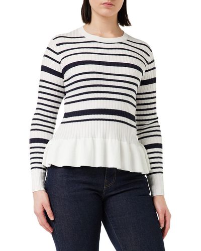 French Connection Onna Breton Jumper - White