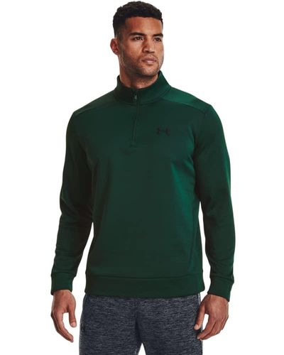 Under Armour Armourfleece 1/4 Zip Sweatshirt, - Green