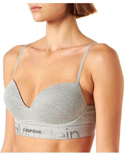 Calvin Klein Embossed Icon Holiday Bralette 000QF7054E Womens Push-Up Bras