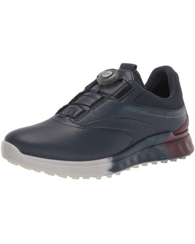 Ecco S-Three Boa Gore-tex Chaussures de Golf imperméables pour - Bleu