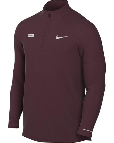 Nike Dri-fit Element Flash Half-zip Hardloopshirt - Rood