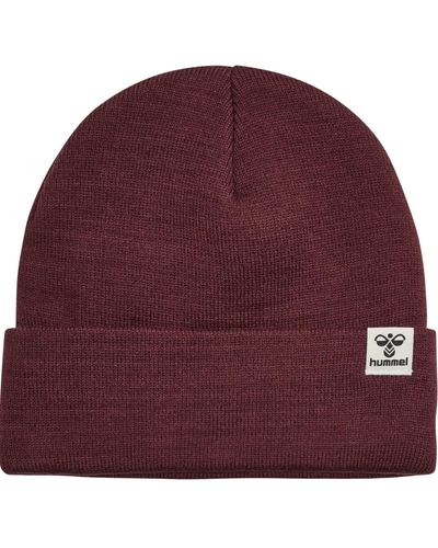 Hummel HmlPARK Beanie Windsor Wine - Lila