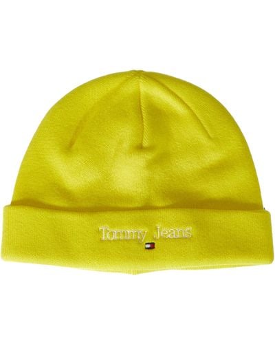 Tommy Hilfiger 3p Woven Boxer Knitted Hat - Yellow