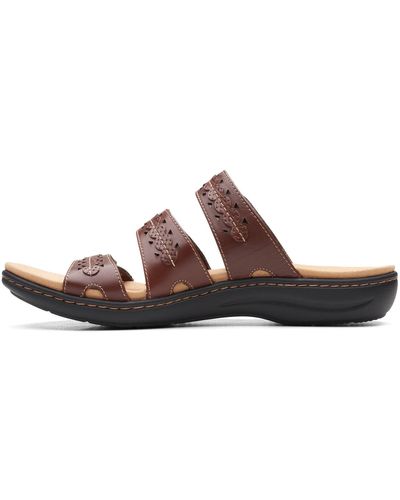 Clarks Laurieann Cove Flat Sandal - Brown