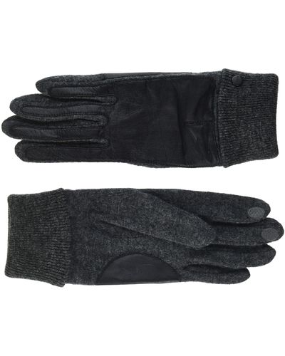 Esprit Handschuhe aus Material-Mix - Schwarz