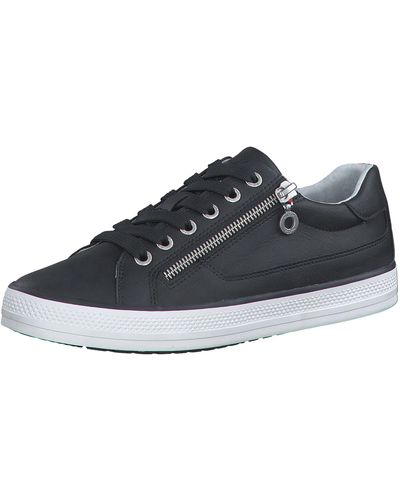 S.oliver Schnürschuhe Moderne Sneaker Reißverschluss 5-23615-30 - Schwarz