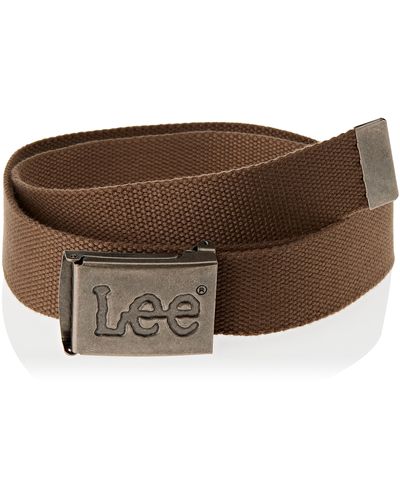 Lee Jeans Webbing Belt - Braun