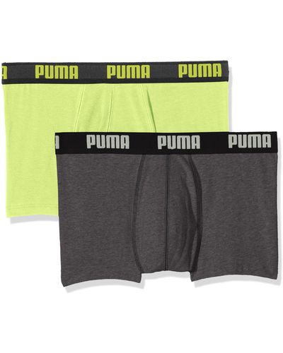 PUMA Basic Trunk 2P Unterhose - Grün