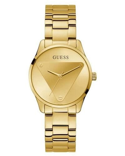 Guess Reloj Emblem Gw0485l1 Mujer Dorado - Metallic