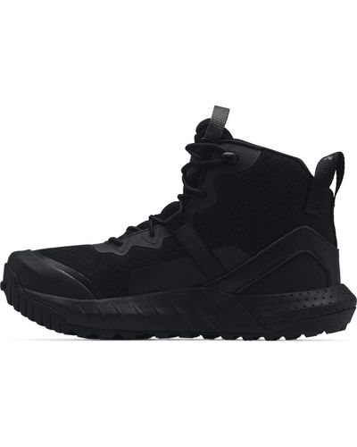 Under Armour Micro G Valsetz Mid Military And Tactical Boot - Black
