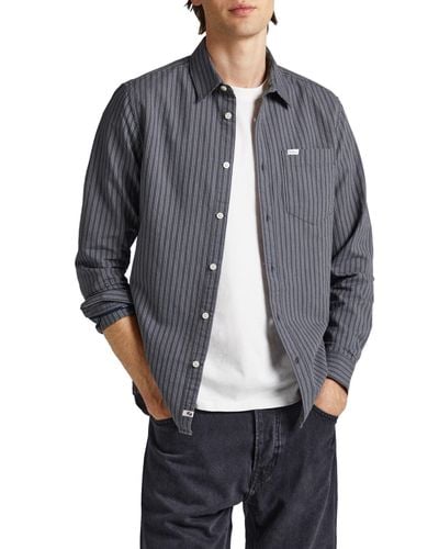 Pepe Jeans Chester Chemise - Gris