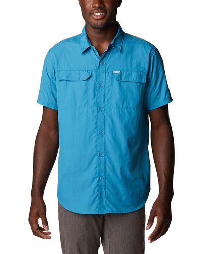 Columbia Silver Ridge 2.0 Short Sleeve Shirt Wanderhemd - Blau