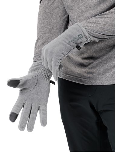 Jack Wolfskin REAL Stuff Glove Handschuh - Grau