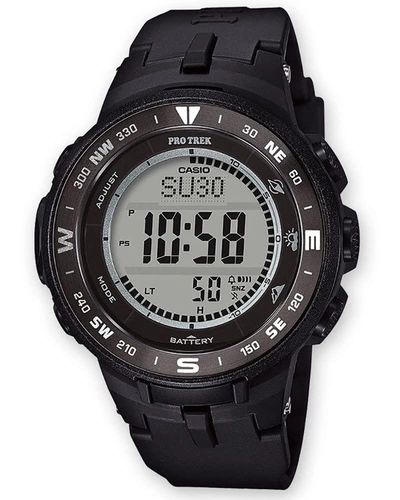 G-Shock Orologio Cronografo al Quarzo Uomo con Cinturino in Plastica PRG-330-1ER - Nero