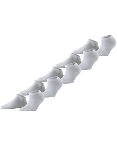 Esprit Sneakersocken Solid 5-Pack W SN Baumwolle kurz einfarbig 5 Paar - Weiß