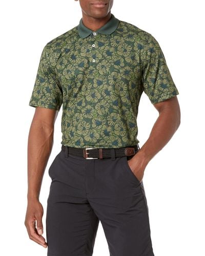 Amazon Essentials Schnell trocknendes Golf-Polohemd mit normaler Passform - Grün