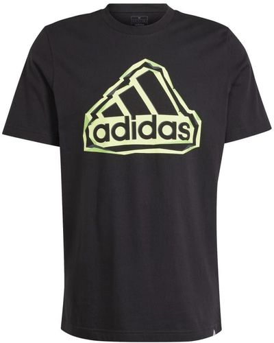 adidas Folded Badge Graphic tee Camiseta - Negro