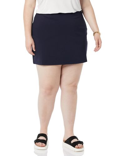 Amazon Essentials Ponte A-line Mini Skirt - Blue
