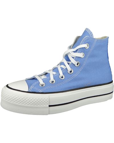 Converse Chuck Taylor Lift All Star High Top Sneakers - Blue