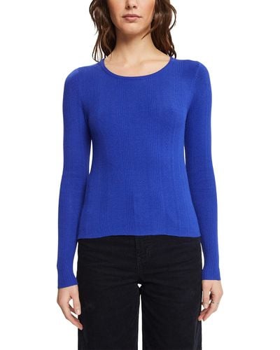 Esprit 122cc1i301 Sweater - Bleu