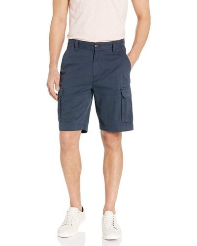 Amazon Essentials Pantalón corto cargo de corte clásico - Azul