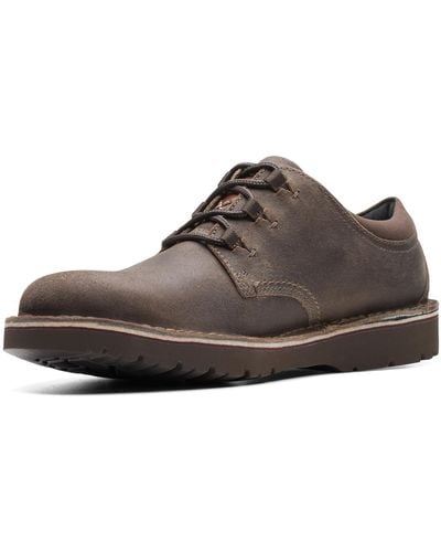 Clarks S Eastford Low Oxford - Brown