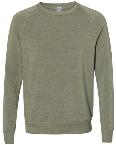 Alternative Apparel Mens Champ Eco-fleece Sweatshirt Hipster Panties - Green