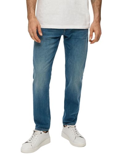 S.oliver Jeans Mauro/Regular Fit/Hight Waist/Tapered Leg blau 30/36