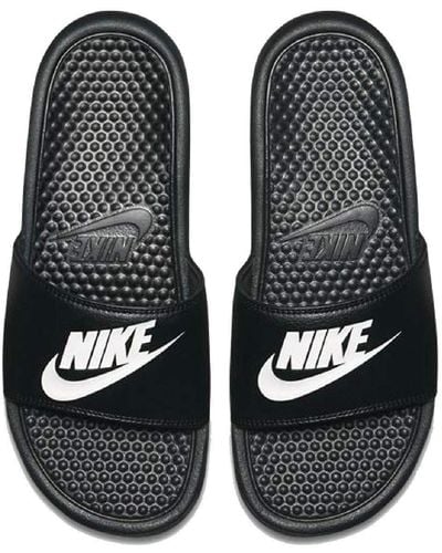 Nike Benassi Jdi Midnight Navy Slippers Black