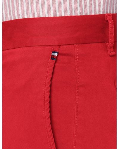 Tommy Hilfiger Denton Th Flex Satin Chino Gmd Loose Fit Jeans - Rood