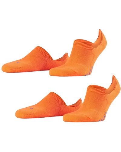 FALKE Sport Spirit Sneaker Cool Kick Invisible 2er Pack - Orange