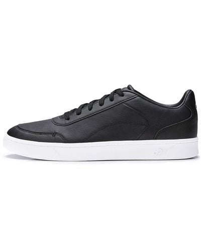 CARE OF by PUMA 's Leather Low-top Trainers, - Black