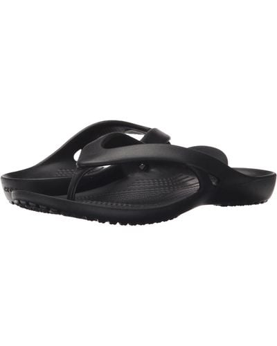 Crocs™ Croc Teenslippers Voor - Zwart