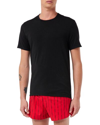 Calvin Klein S/s Boxer Set Pyjamas - Black