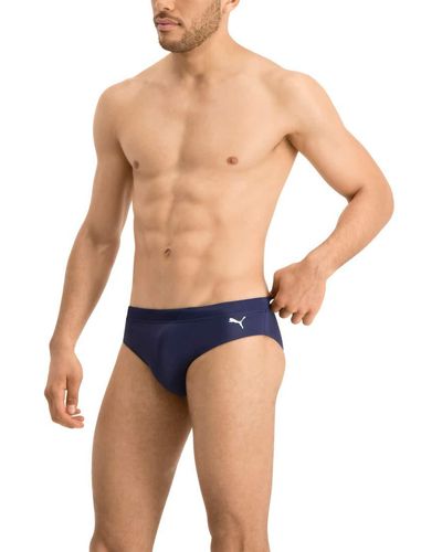PUMA Swimming Trunks Summer Brief Swim Shorts - Bleu