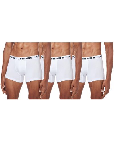 G-Star RAW Classic Trunk Boxer Shorts - White