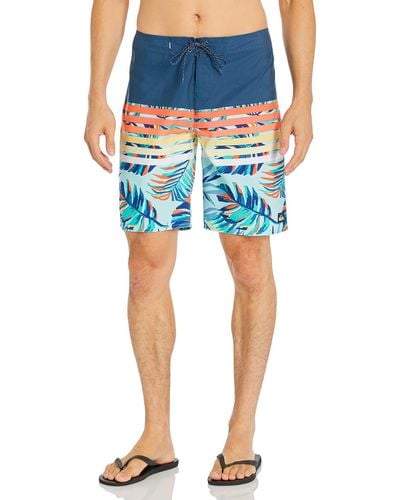 Quiksilver Standard Everyday Swell Vision 20 Boardshort Swim Trunk Bathing Suit - Blue