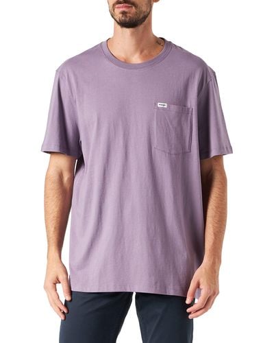 Wrangler Pocket Tee Shirt - Purple