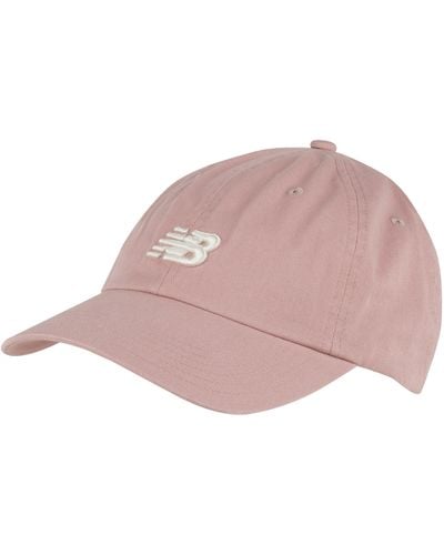 New Balance , , 6 Panel Classic Hat, Casual Baseball Caps For And , One Size, Pink Moon
